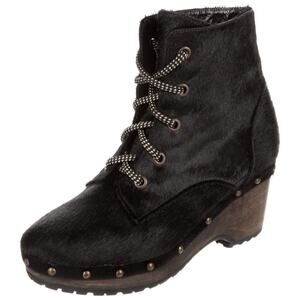 Opening Ceremony Joelle Studded Pony Hair Clog Boots